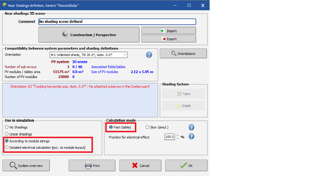 Compute Shading factor